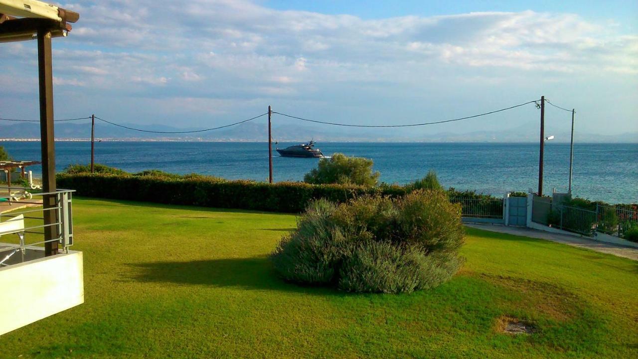 Villa Beautiful House By The Sea,Loutraki Skaloma. Exterior foto