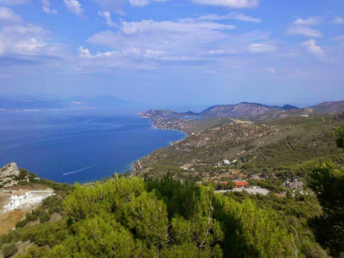 Villa Beautiful House By The Sea,Loutraki Skaloma. Exterior foto