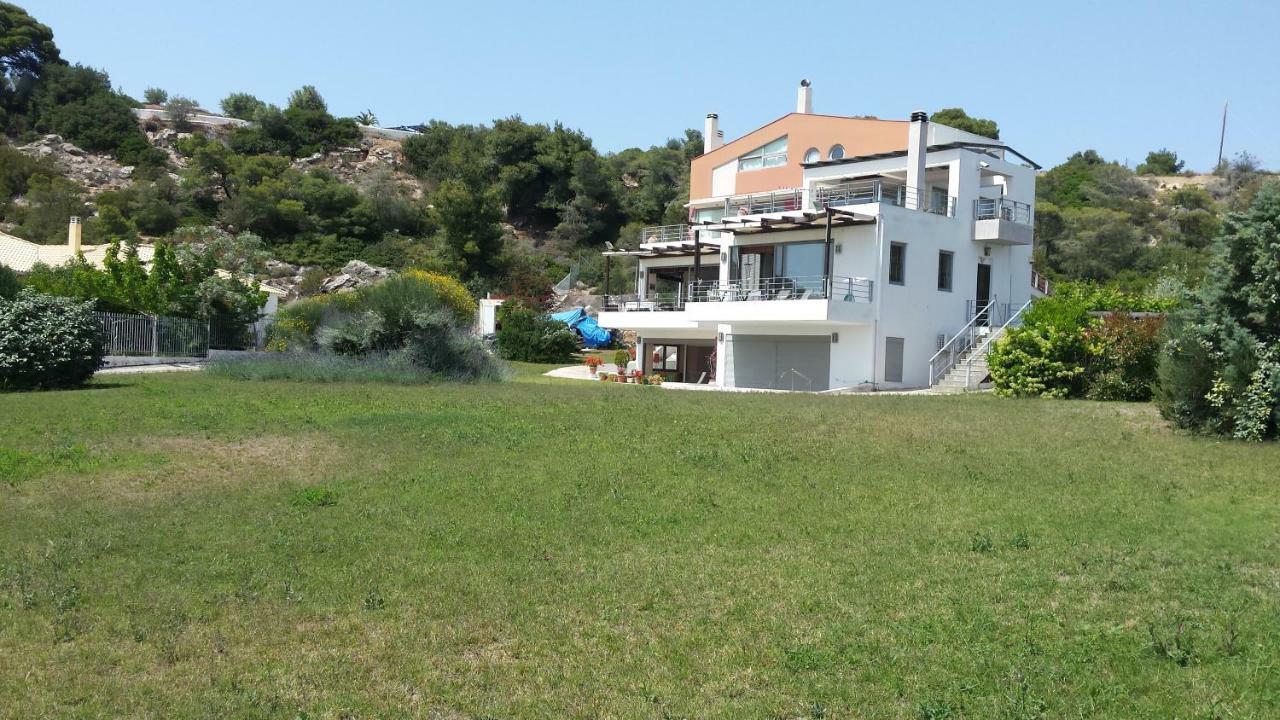 Villa Beautiful House By The Sea,Loutraki Skaloma. Exterior foto